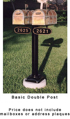 Basic Double Aluminum Post